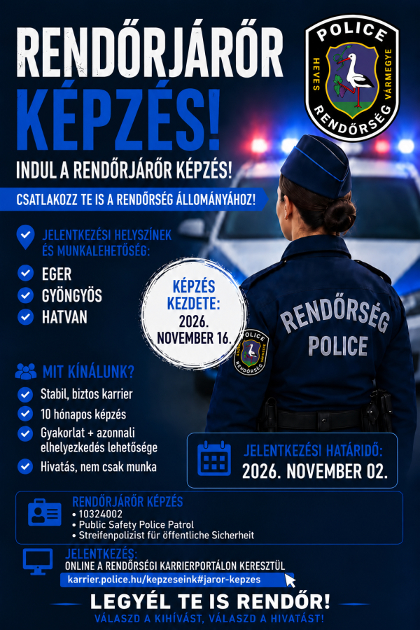 Rendőrjárőr képzés