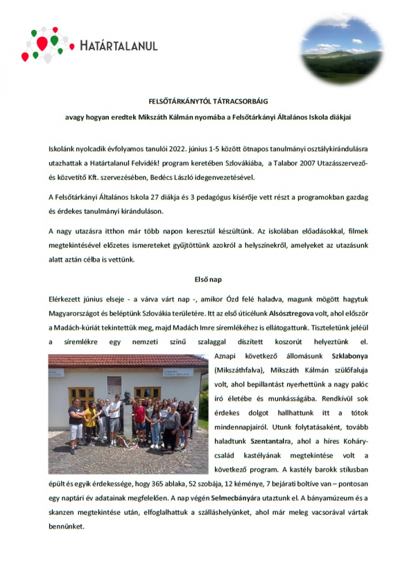HATÁRTALANUL 