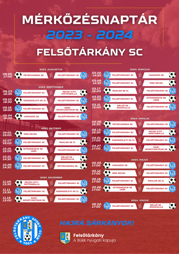 Felsőtárkány SC 2023-2024