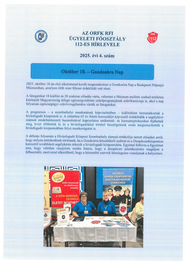 Bűnmegelőzési hírlevél